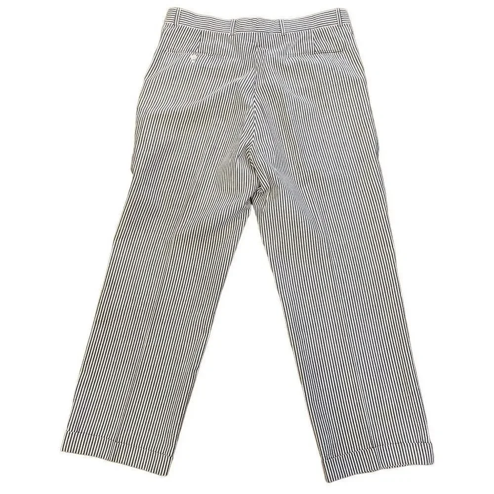 Vintage Men’s Pants Chinos Blue White Seersucker 36W/29L FLAWED